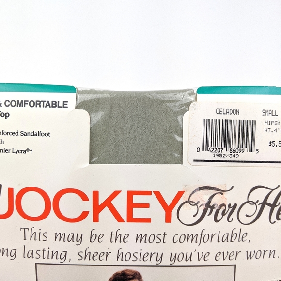 CLEARANCE!! 2 pair Jockey for Her Satiny Sheer Pantyhose - Picture 4 of 7